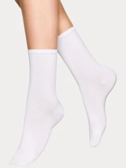 Nanso COTTON BASIC nilkkasukat, 5 paria - valkoinen* Katso Valikoima|Katso Sukat