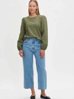 Nanso CROPPED LEVEE farkut -* Housut Ja Farkut