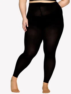Nanso CURVY 80 den leggingsit - musta* Katso Curvy-Sukkahousut|Katso Valikoima