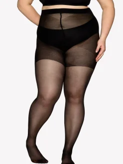 Nanso CURVY 40 den sukkahousut - musta* Katso Curvy-Sukkahousut|Katso Valikoima