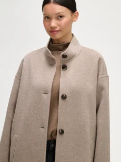 Nanso ELLE pitkä villakangastakki -* Takit, Jakut Ja Liivit