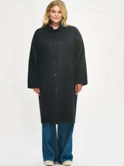 Nanso ELLE pitkä villakangastakki -* Takit, Jakut Ja Liivit