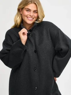 Nanso ELLE pitkä villakangastakki -* Takit, Jakut Ja Liivit