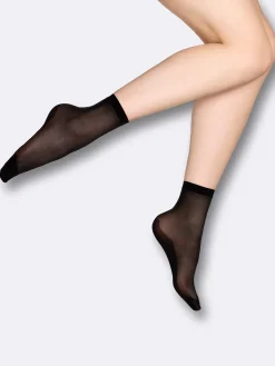 Nanso EVERYDAY BASIC nilkkasukat 20 den, 2 paria - musta* Katso Valikoima|Katso Sukat