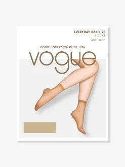 Nanso EVERYDAY BASIC nilkkasukat 20 den, 2 paria - musta* Katso Valikoima|Katso Sukat