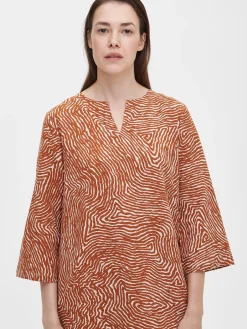 Nanso JÄLKI lyhyt kangasmekko -* Pellavavaatteet|Mekot