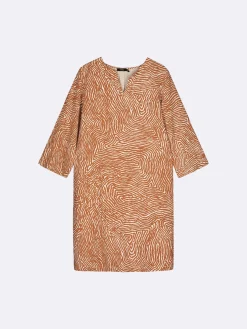 Nanso JÄLKI lyhyt kangasmekko -* Pellavavaatteet|Mekot