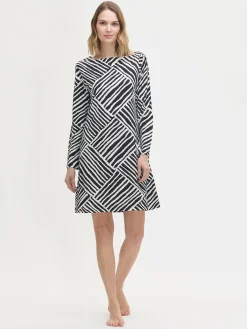 Nanso KAISLI pitkähihainen lyhyt yöpaita -* Yöasut Ja Oloasut