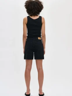 Nanso KAMILLA farkkushortsit - tumman* Housut Ja Farkut