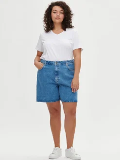 Nanso KAMILLA farkkushortsit -* Housut Ja Farkut