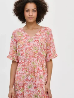 Nanso KREETA pitkä kangasmekko -* Mekot