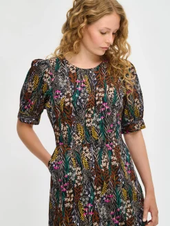 Nanso KUUTAMO pitkä kangasmekko -* Mekot