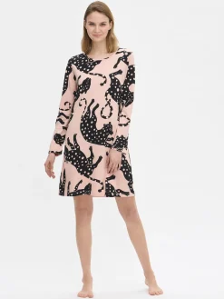 Nanso LEONORA lyhyt pitkähihainen yöpaita -* Yöasut Ja Oloasut