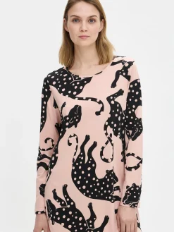 Nanso LEONORA lyhyt pitkähihainen yöpaita -* Yöasut Ja Oloasut