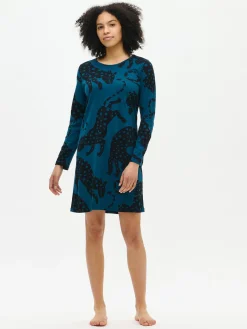 Nanso LEONORA lyhyt pitkähihainen yöpaita -* Yöasut Ja Oloasut