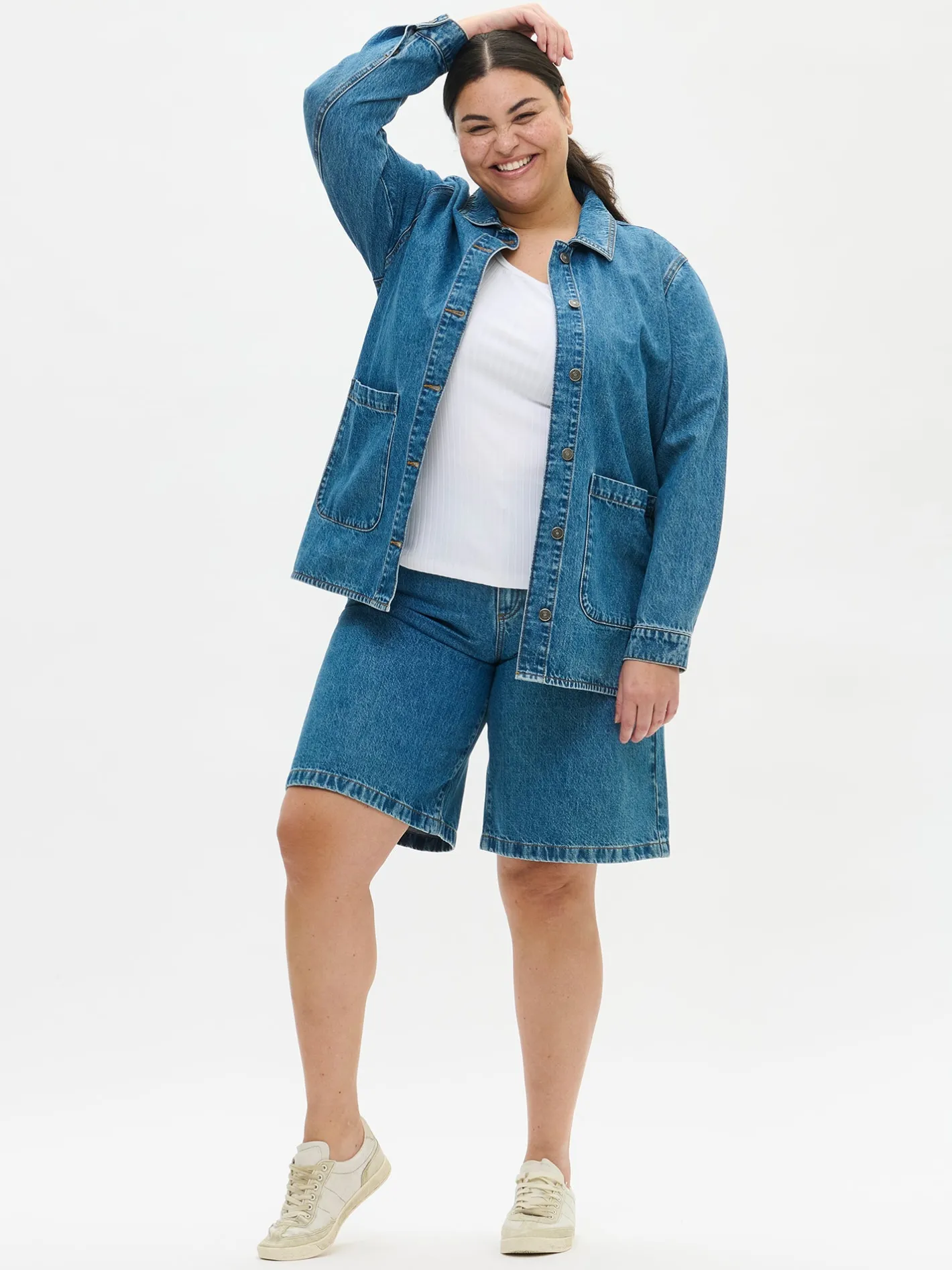 Nanso LEVEE farkkushortsit -* Housut Ja Farkut