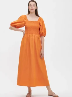 Nanso LUISA pitkä kangasmekko -* Mekot