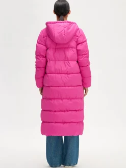 Nanso LUMI pitkä toppatakki - pinkki* Takit, Jakut Ja Liivit