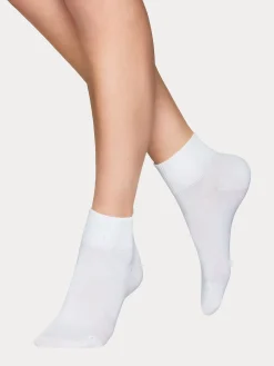 Nanso LYOCELL SNEAKER sukat, 2 paria - valkoinen* Katso Valikoima|Katso Sukat