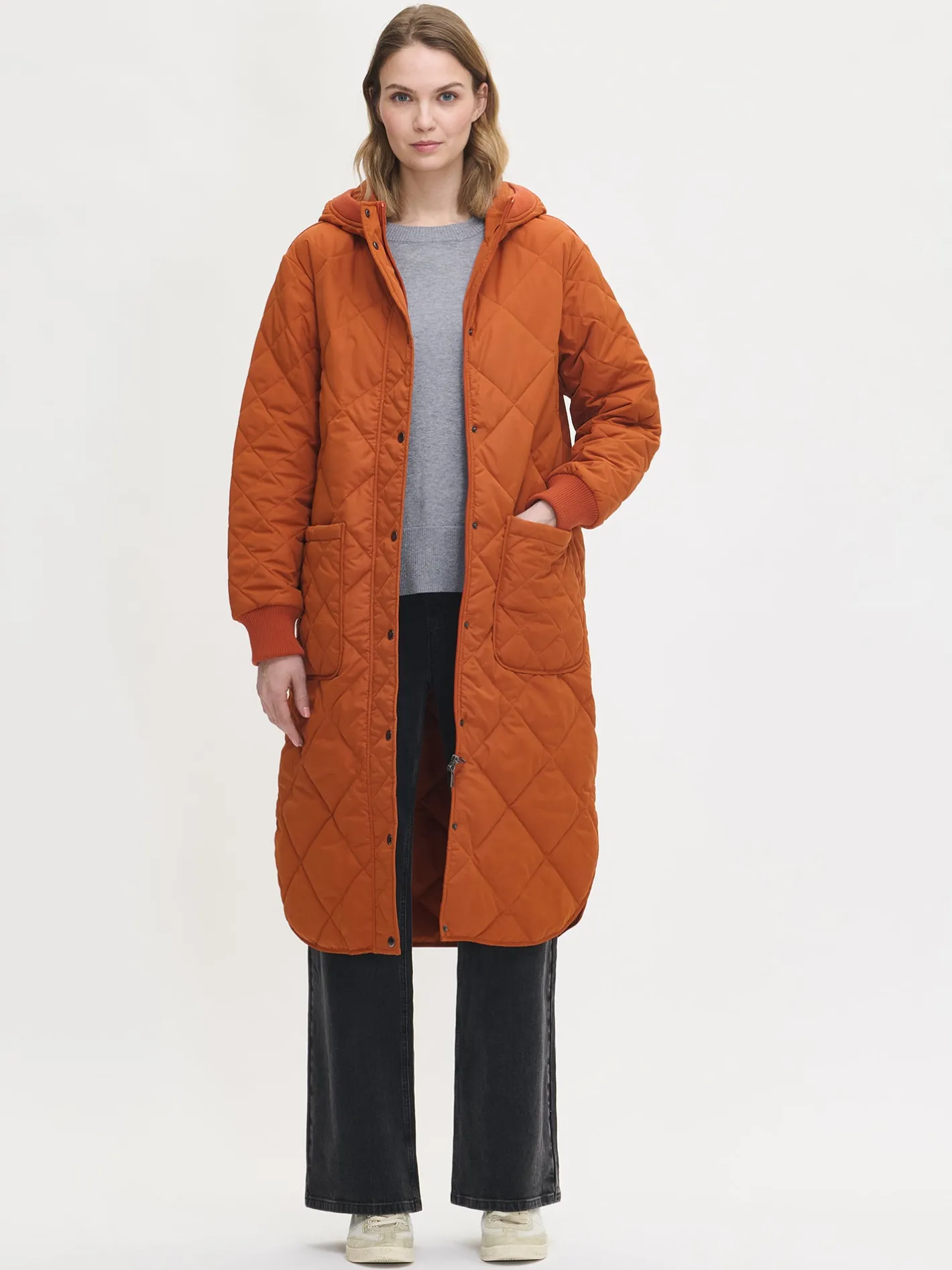 Nanso MAXI HOOD tikkitakki -* Takit, Jakut Ja Liivit