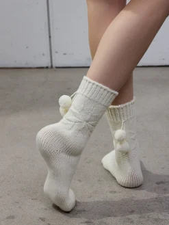 Nanso MIRIAM WOOL nilkkasukat - luonnonvalkoiset* Katso Valikoima|Katso Sukat