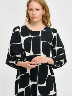 Nanso MUURI mekko - mustavalkoinen* Mekot