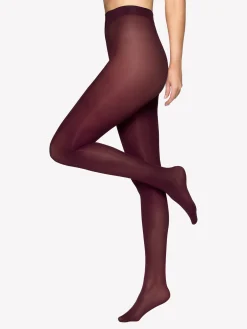 Nanso OPAQUE 60 den sukkahousut 2 paria - viinin* Katso Valikoima|Katso Sukkahousut