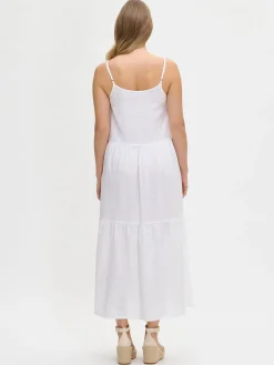 Nanso PELLAVA hihaton mekko -* Pellavavaatteet|Mekot