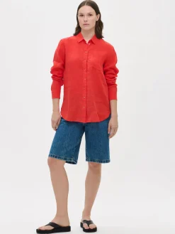 Nanso PELLAVA paitapusero -* Pellavavaatteet|Paidat Ja Tunikat