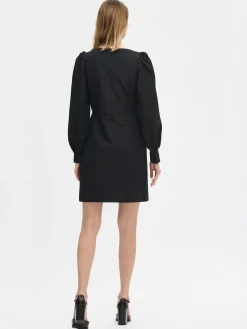 Nanso RELIEFI pitkähihainen mekko -* Mekot|Suosituimmat