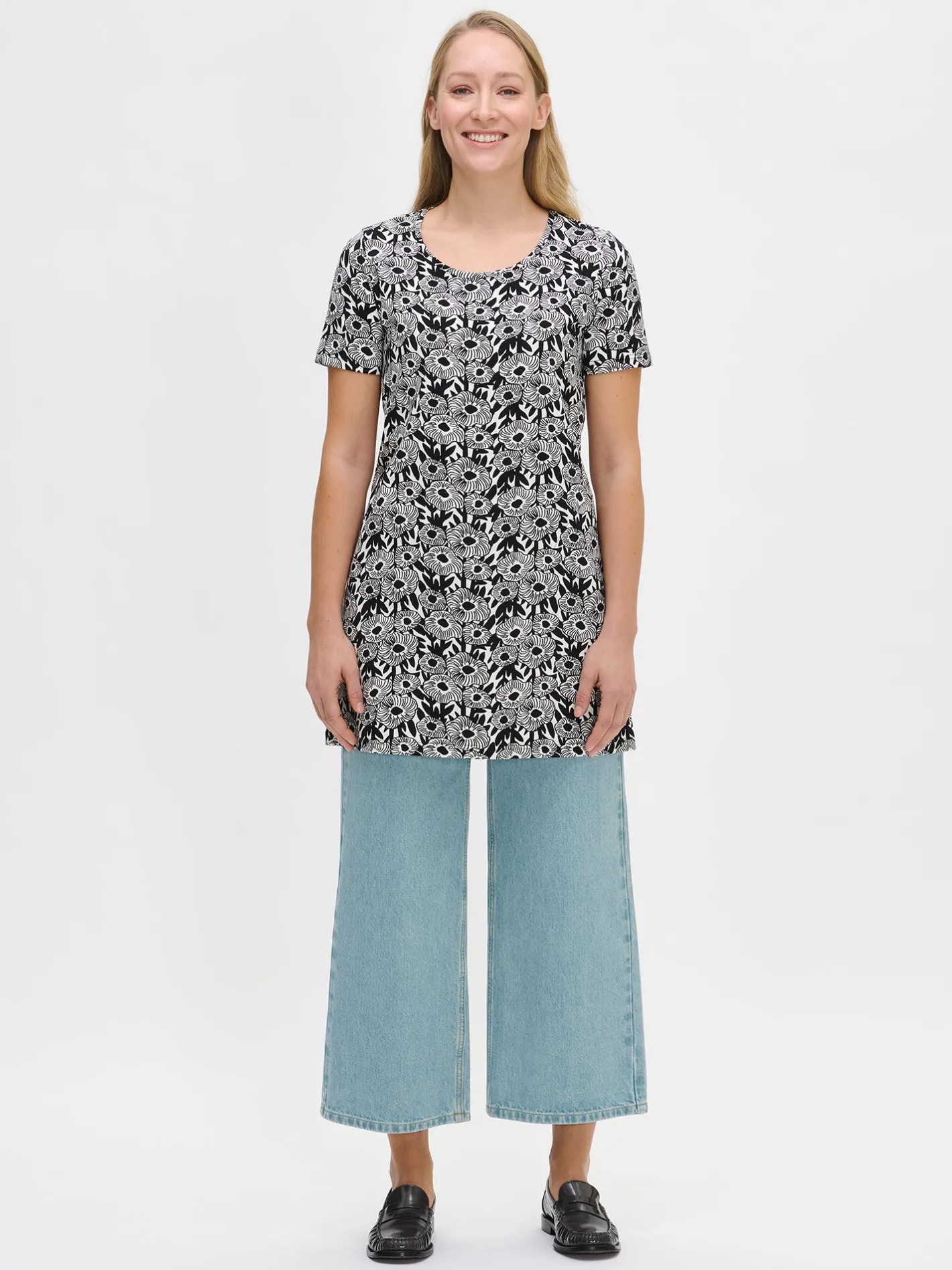 Nanso SAMETTIKUKAT tunika -* Paidat Ja Tunikat