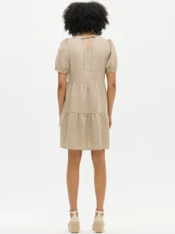 Nanso SARASTUS lyhyt pellavamekko -* Pellavavaatteet|Mekot