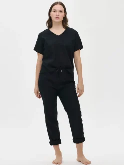 Nanso SARASTUS pellavahousut -* Pellavavaatteet|Yöasut Ja Oloasut