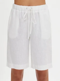 Nanso SARASTUS pellavashortsit -* Pellavavaatteet|Yöasut Ja Oloasut