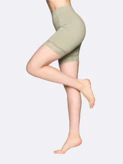 Nanso SEAMLESS LACE SHORT leggingsit - vihreä* Katso Valikoima|Katso Sukkahousut