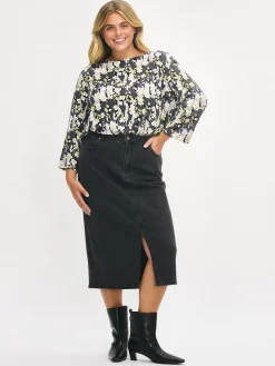 Nanso SUORA farkkuhame -* Hameet