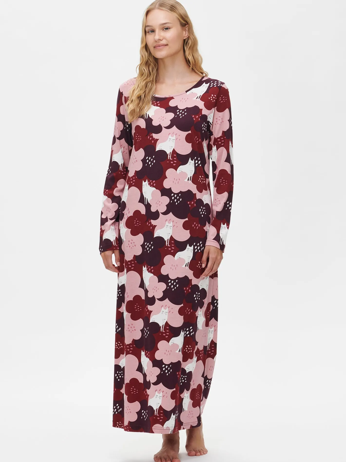 Nanso SYLVI pitkä yöpaita -* Yöasut Ja Oloasut