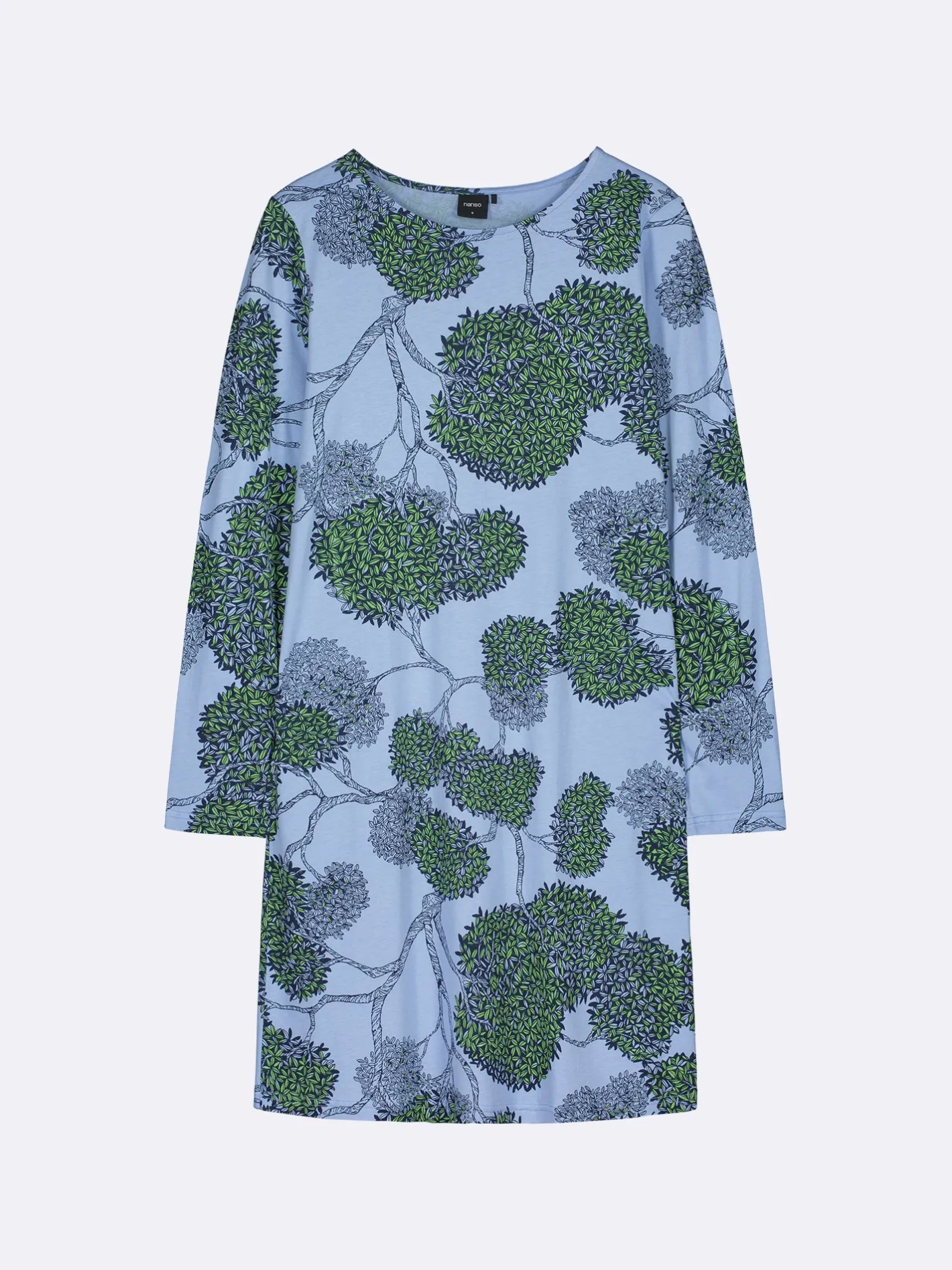 Nanso TUOMI lyhyt pitkähihainen yöpaita -* Yöasut Ja Oloasut